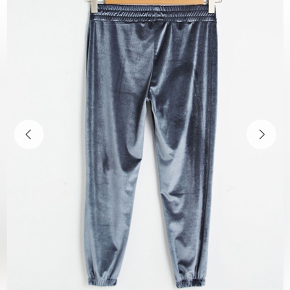 LCW Maternity Shiny Gray Velvet Maternity Sweatshirt & Sweatpants Small - Picture 13 of 15